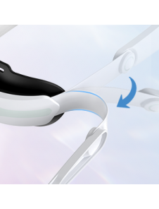 Joyroom-rem Oculus Quest 2 justerbart elastiskt band vit (JR-QS1)