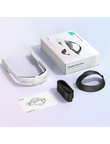 Joyroom-rem Oculus Quest 2 justerbart elastiskt band vit (JR-QS1)