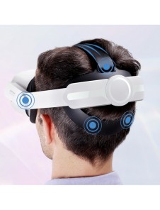 Joyroom-rem Oculus Quest 2 justerbart elastiskt band vit (JR-QS1)