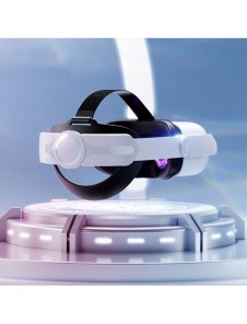Joyroom-rem Oculus Quest 2 justerbart elastiskt band vit (JR-QS1)