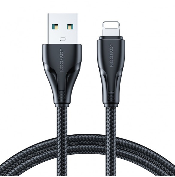 Joyroom USB - Lightning 2.4A kabel Surpass Series 2 m svart (S-UL012A11)