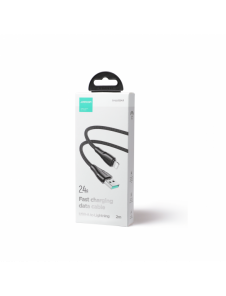 Joyroom USB - Lightning 2.4A kabel Surpass Series 2 m svart (S-UL012A11)