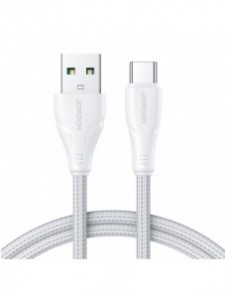 Joyroom USB-kabel - USB C 3A Surpass-serien för snabb laddning och dataöverföring 2 m vit (S-UC027A11)