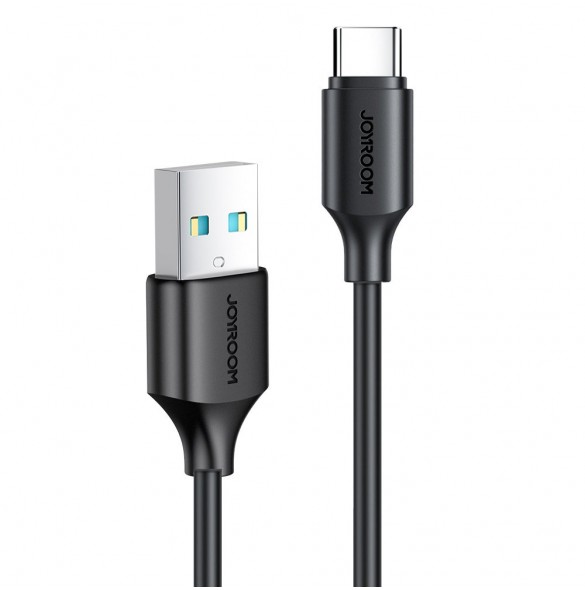 Joyroom USB-laddnings-/datakabel - USB Typ C 3A 0,25 m svart (S-UC027A9)
