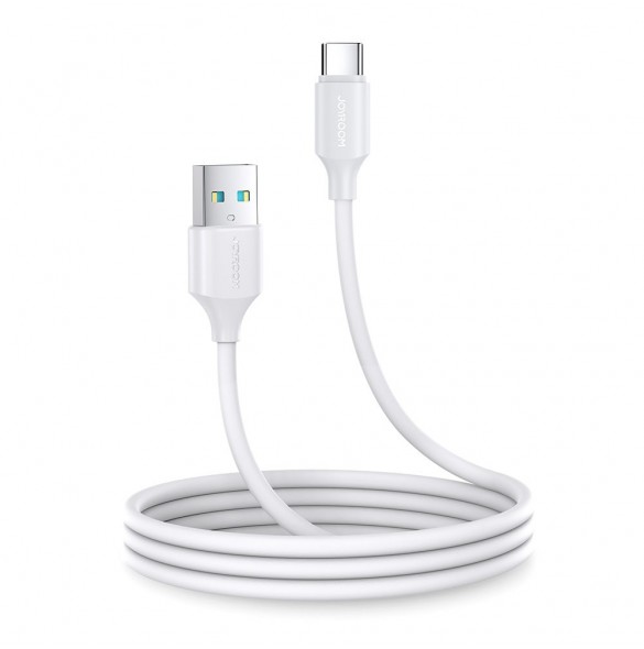 Joyroom USB-laddnings-/datakabel - USB Typ C 3A 1m vit (S-UC027A9)