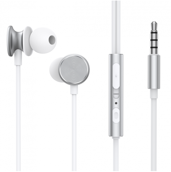 Joyroom Wired Series JR-EW03 trådbundna in-ear-hörlurar - silver