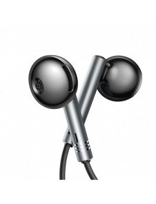 Joyroom Wired Series JR-EW06 trådbundna hörlurar, metall - mörkgrå