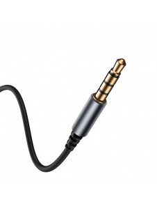 Joyroom Wired Series JR-EW06 trådbundna hörlurar, metall - mörkgrå