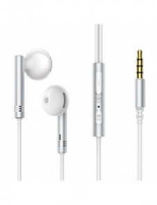 Joyroom Wired Series JR-EW06 hörlurar med tråd, metall - silver och vit
