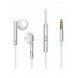 Joyroom Wired Series JR-EW06 hörlurar med tråd, metall - silver och vit