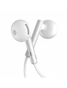 Joyroom Wired Series JR-EW06 hörlurar med tråd, metall - silver och vit