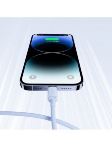 Lightning - USB 2,4A-kabel 1,2m Joyroom S-AL012A14 - blå