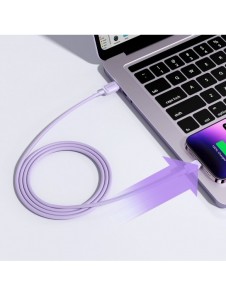 Lightning - USB 2.4A-kabel 1.2m Joyroom S-AL012A14 - lila