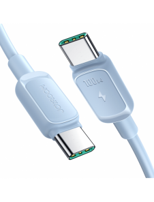 USB C - USB C-kabel 100W 1,2 m Joyroom S-CC100A14 - Blå