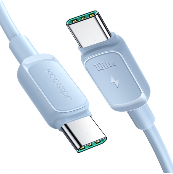 USB C - USB C-kabel 100W 1,2 m Joyroom S-CC100A14 - Blå