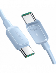 USB C - USB C-kabel 100W 1,2 m Joyroom S-CC100A14 - Blå
