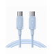 USB C - USB C-kabel 100W 1,2 m Joyroom S-CC100A14 - Blå