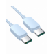 USB C - USB C-kabel 100W 1,2 m Joyroom S-CC100A14 - Blå