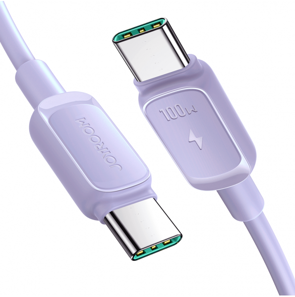 USB C - USB C-kabel 100W 1,2m Joyroom S-CC100A14 - Lila