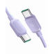 USB C - USB C-kabel 100W 1,2m Joyroom S-CC100A14 - Lila