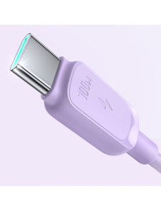 USB C - USB C-kabel 100W 1,2m Joyroom S-CC100A14 - Lila