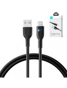 USB-kabel - Lightning 2,4A 1,2m Joyroom S-UL012A13 - svart