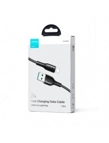 USB-kabel - Lightning 2,4A 1,2m Joyroom S-UL012A13 - svart