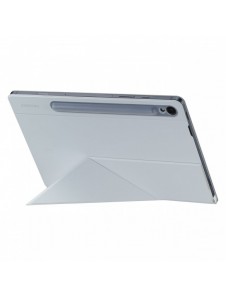 Flip-fodral med ställ för Samsung Galaxy Tab S9 Smart Book Cover - vit