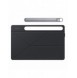 Flip-fodral med ställ för Samsung Galaxy Tab S9 Smart Book Cover - vit