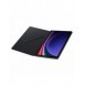 Flip-fodral med ställ för Samsung Galaxy Tab S9 Smart Book Cover - vit