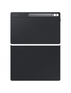 Flip-fodral med ställ för Samsung Galaxy Tab S9+ Smart Book Cover - svart BX810PBE