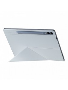 Flip-fodral med ställ för Samsung Galaxy Tab S9+ Smart Book Cover - vit