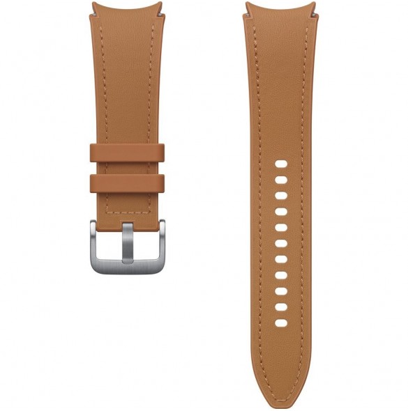 PU-läderrem till Samsung Galaxy Watch 6 / Samsung Galaxy Watch 6 Classic - brun