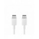 Samsung-kabel USB-C - USB-C 3A 480Mbps 1,8m vit (EP-DX310JWEGEU)