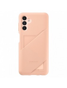 Samsung Card Slot Cover-fodral för Samsung Galaxy A13 5G silikonkort plånbok persika (EF-OA136TPEGWW)