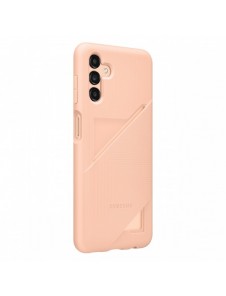 Samsung Card Slot Cover-fodral för Samsung Galaxy A13 5G silikonkort plånbok persika (EF-OA136TPEGWW)