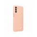 Samsung Card Slot Cover-fodral för Samsung Galaxy A13 5G silikonkort plånbok persika (EF-OA136TPEGWW)