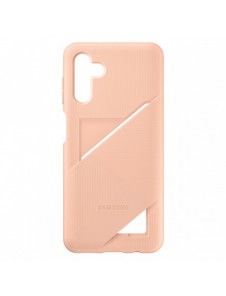 Samsung Card Slot Cover-fodral för Samsung Galaxy A13 5G silikonkort plånbok persika (EF-OA136TPEGWW)