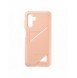Samsung Card Slot Cover-fodral för Samsung Galaxy A13 5G silikonkort plånbok persika (EF-OA136TPEGWW)