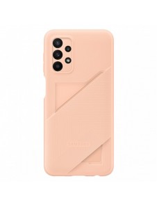 Samsung Card Slot Cover Fodral För Samsung Galaxy A23 5G Silikon Cover Card Plånbok Peach (EF-OA235TPEGWW)