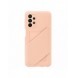 Samsung Card Slot Cover Fodral För Samsung Galaxy A23 5G Silikon Cover Card Plånbok Peach (EF-OA235TPEGWW)