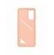 Samsung Card Slot Cover Fodral För Samsung Galaxy A23 5G Silikon Cover Card Plånbok Peach (EF-OA235TPEGWW)