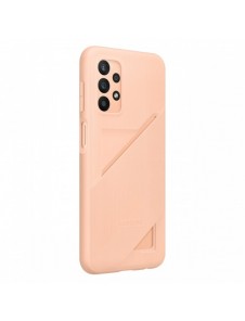 Samsung Card Slot Cover Fodral För Samsung Galaxy A23 5G Silikon Cover Card Plånbok Peach (EF-OA235TPEGWW)