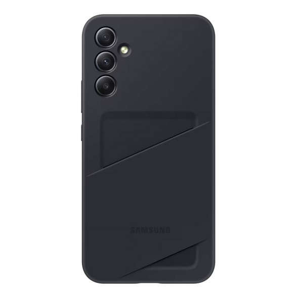 Samsung Card Slot Cover Fodral för Samsung Galaxy A34 5G kort plånboksfodral svart (EF-OA346TBEGWW)