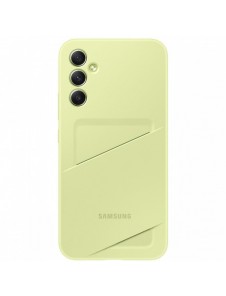 Samsung Card Slot Cover Case för Samsung Galaxy A34 5G Card Wallet Lime (EF-OA346TGEGWW)