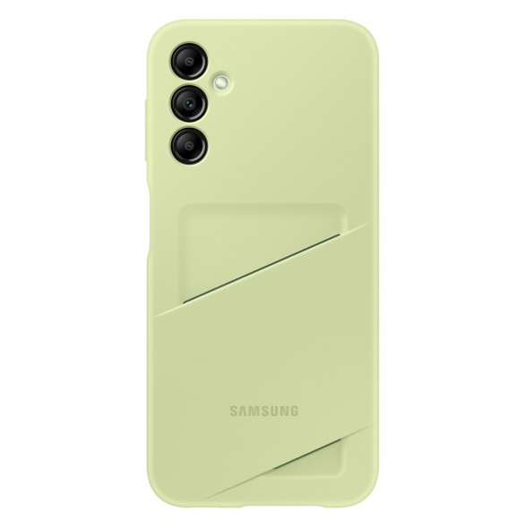 Samsung Card Slot Cover för Samsung Galaxy A14 kortplånboksfodral limegrön (EF-OA146TGEGWW)