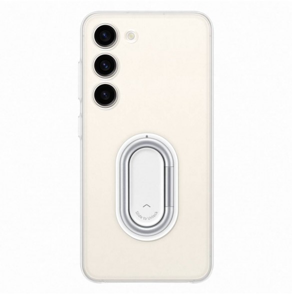 Samsung S23 Clear Gadget Case-fodral dela täckring hållare, transparent (EF-XS911CTEGWW)