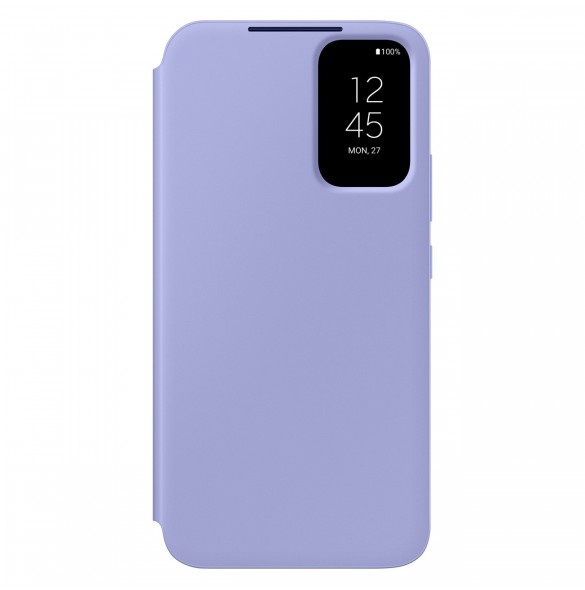 Samsung Smart View Wallet Case för Samsung Galaxy A34 5G skal med Smart Flip Window Card Wallet Berry (EF-ZA346CVEGWW)