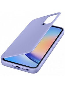 Samsung Smart View Wallet Case för Samsung Galaxy A34 5G skal med Smart Flip Window Card Wallet Berry (EF-ZA346CVEGWW)