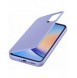 Samsung Smart View Wallet Case för Samsung Galaxy A34 5G skal med Smart Flip Window Card Wallet Berry (EF-ZA346CVEGWW)